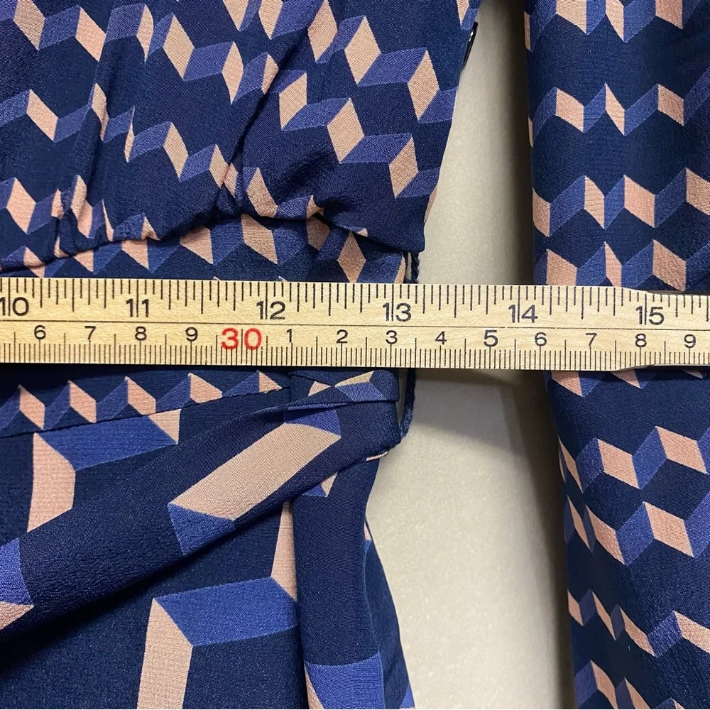 Tory Burch Women’s Judi Dress Size 2 100% Silk Belted Designer Luxury Feminine